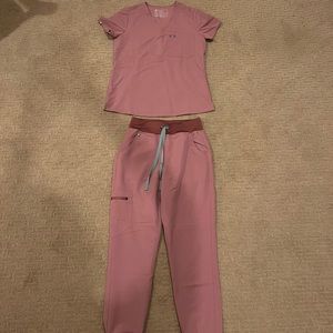 Figs Scrub Set - Mineral Mauve